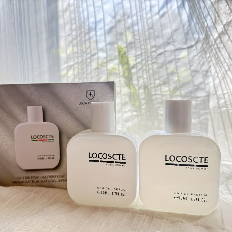 2pcs/2*50ml, Men'S Long-Lasting Perfume Set, Eau de Parfum, Elegant and Fresh Fragrance, Clean, Exquisite, Perfect Choice for Modern Gentlemen, Suitable for Daily Life and Dates, Ideal Gift for Men, Men Fragrance Long Lasting, Men Fragrance For Men, Men