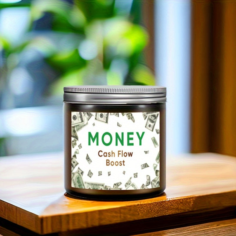 Money scented candles promote cash flow - Sage scented soy candles are used for purification and chakra