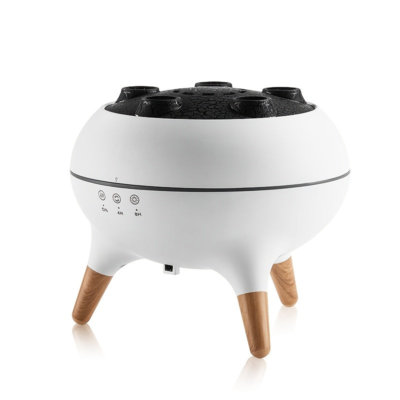 Jellyfish-Shaped Soundwave technology Diffuser & Humidifier with Color-Changing Lights, Remote Control, 250ml Large Tank, Auto Shut-Off, Quiet Operation for Home/Office - Aroma Diffuser, Top-Fill Water Tank (Compatible with Smartphones//, Humidifier With