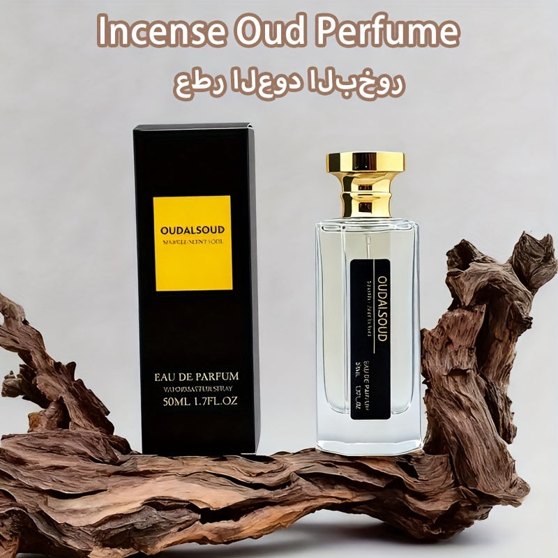Eau de Toilette Spray - Incense Oud Perfume Woody Oriental Scent, 6-8 Hours Long Lasting, Unisex for Men & Women, Daily Dating & Special Occasions, Perfect Gift for Ramadan, Christmas, Valentine'S Day, Daily Fragrance, Elegant Bottle Design