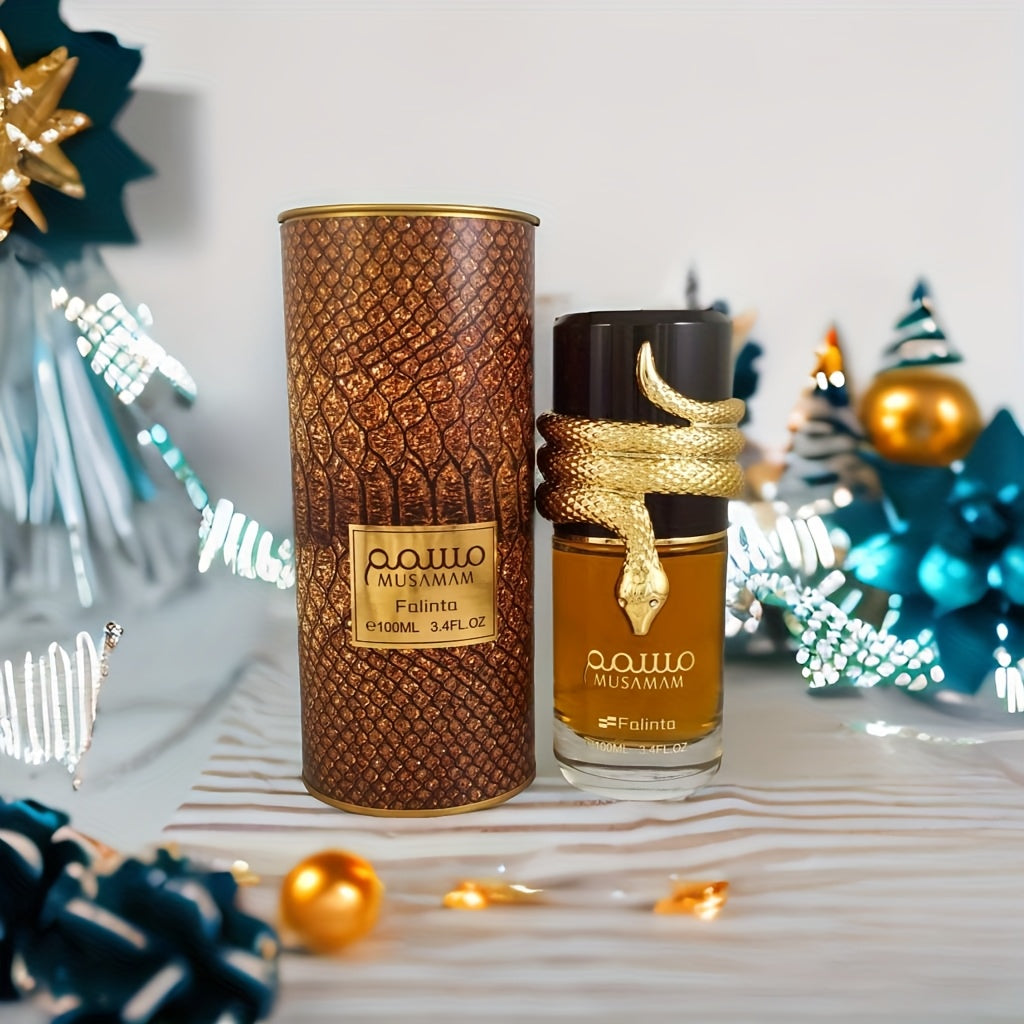 MusaMan Snake Mystery Men'S and Women'S High-Quality Perfume Middle Eastern Arabic, Exquisite Gift Box Packaging, Suitable for Various Occasions Men'S and Women'S Perfume - Elegant Fragrance, Alcohol-Based, Formaldehyde-Free, EDP, Liquid Perfume, Suitabl