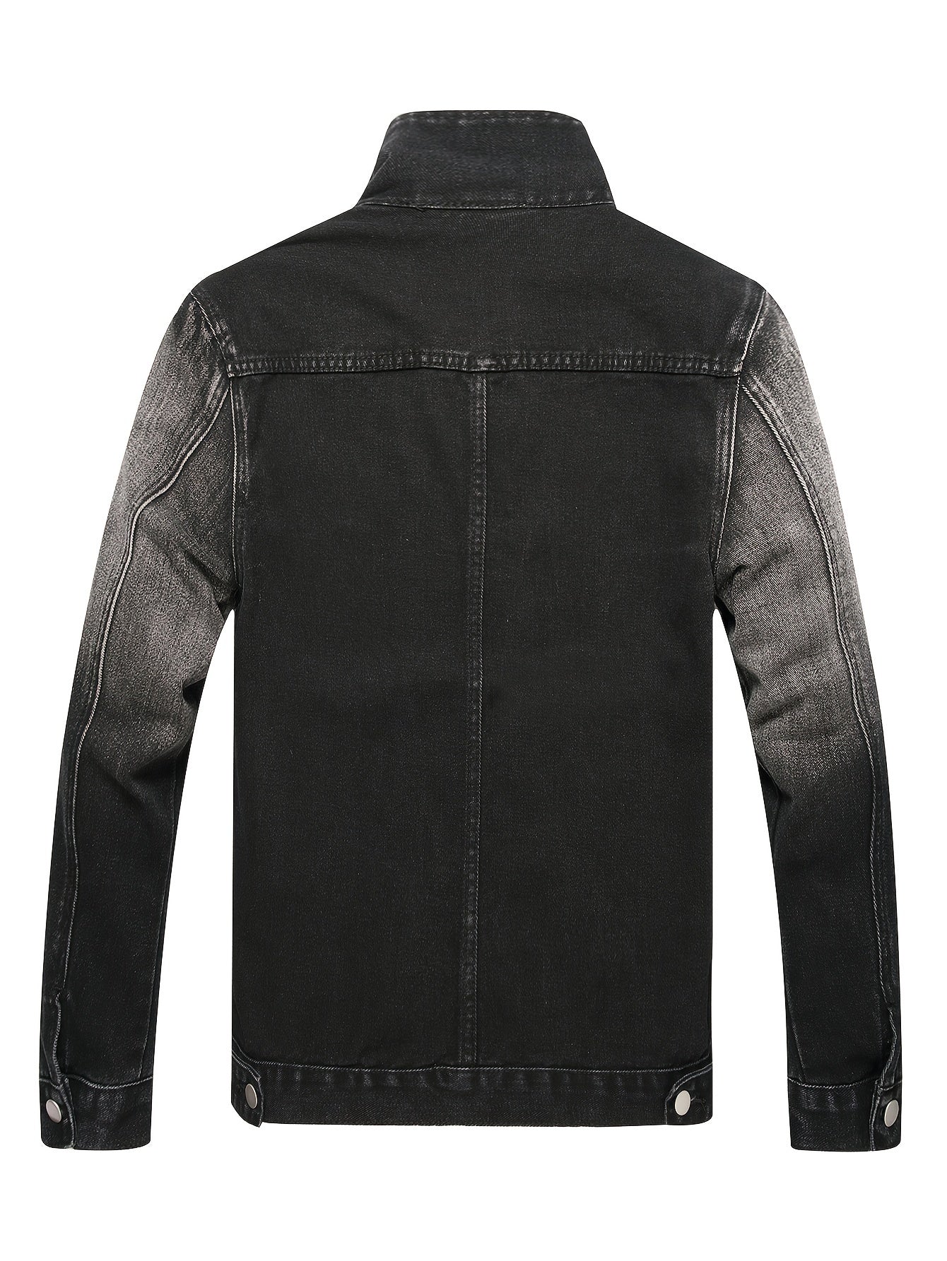 Men's Denim Embroidered Jacket