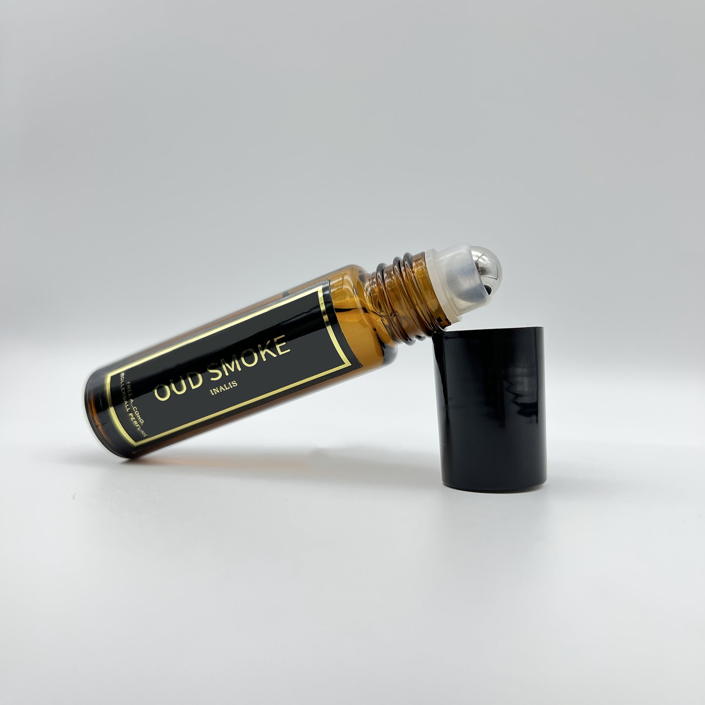 Travel Pack Essential Body Oil Perfume Rolling Bottle, Floral Fresh Fragrance Ball Bearing Perfume Alcohol-free lasting 0.23oz