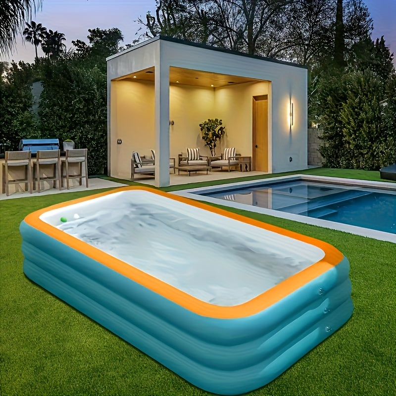 Multi-Function Inflatable Swimming Pool -- Portable Home Water Park, Suitable for Indoor/Outdoor and Garden Use, Perfect for Family Gatherings & Summer Pools Parties
