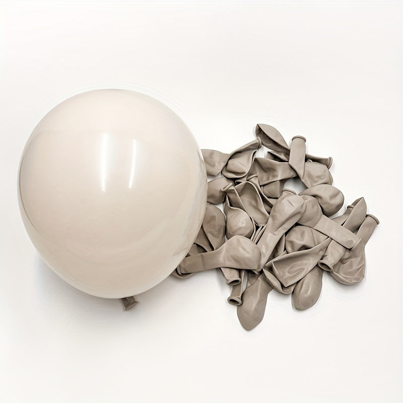 205pcs beige cream balloon set arch wedding beach balloon arch stand happy birthday party latex boho balloon kit decoration, suitable for party background decoration, Christmas, Valentine's Day, graduation season, Mother's Day
