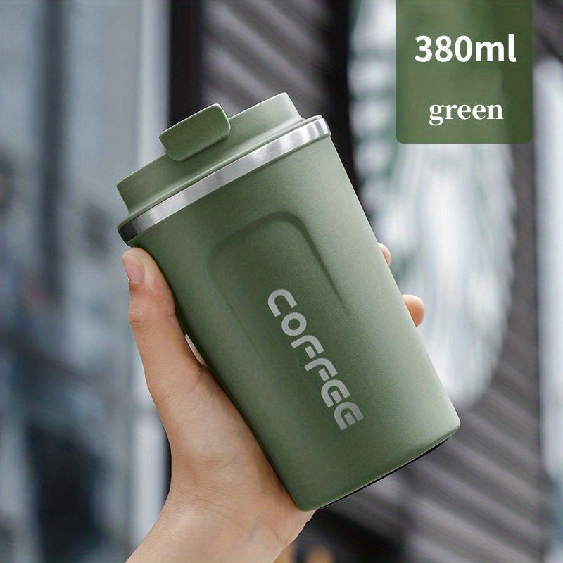 1pc Luxury Stainless Steel Insulation Coffee Mug - Keeps Drinks Hot/Cold for Hours, Reusable, Portable, High-end, Multipurpose, Ideal for Men and Women