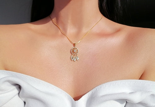 24 Karats Dream Catcher Necklace