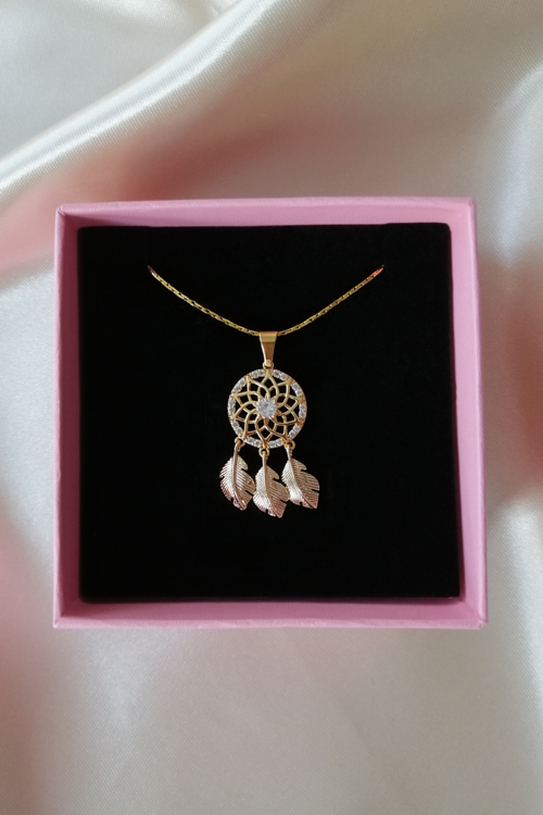 24 Karats Dream Catcher Necklace