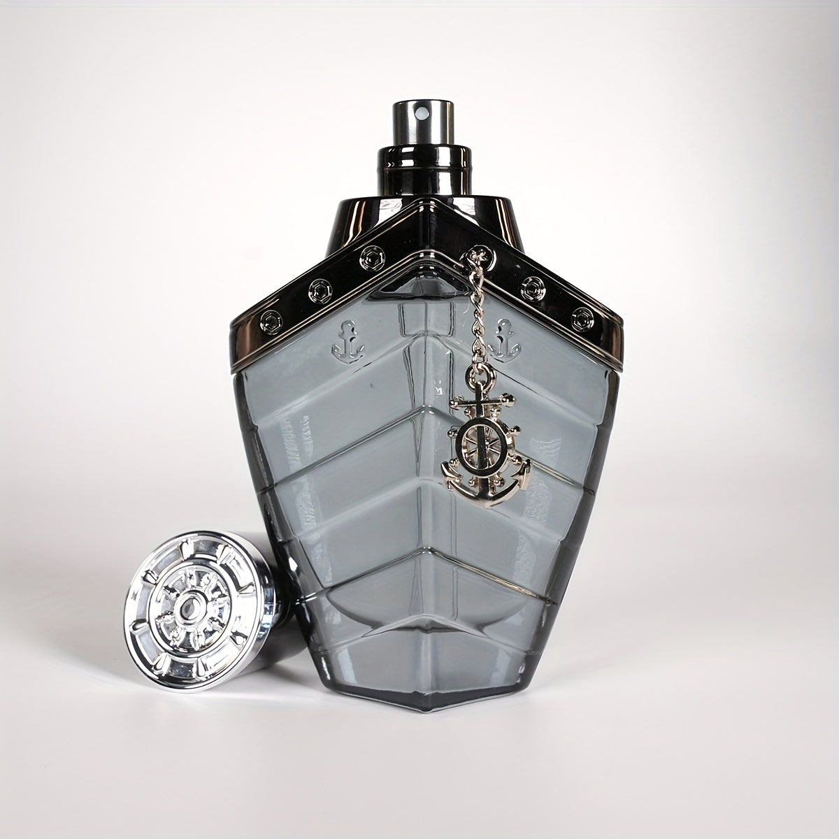 100ml Men'S Eau de Toilette - Long-Lasting Charm with Ebony & Woody Notes, Alcohol-Free, Perfect for Daily Wear & Valentine'S Day Gift, Elegant Septic System Bottle, Ideal for Father'S Day, Halloween, Christmas, Thanksgiving