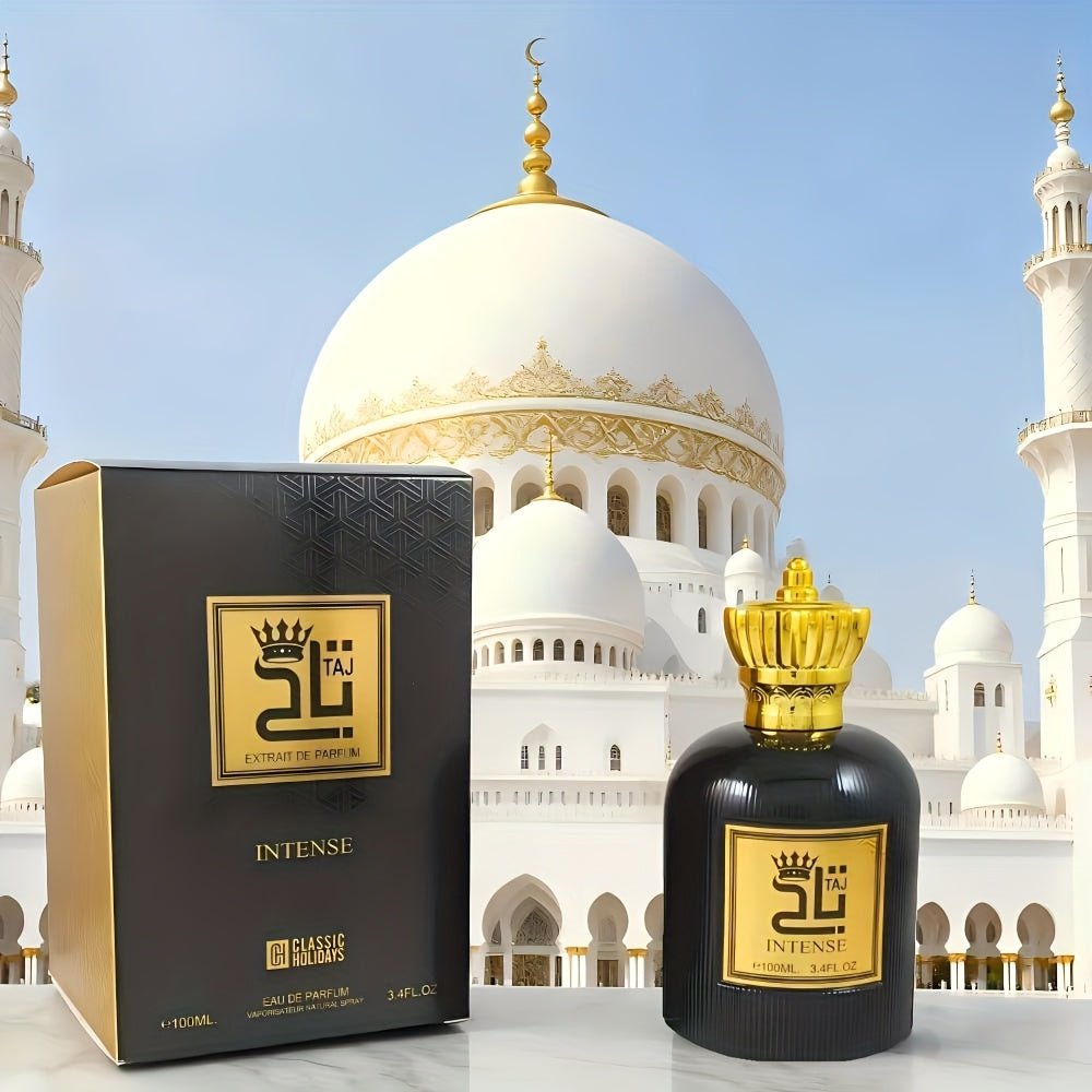 100ml Middle Eastern Dubai Premium Men'S and Women'S Perfume, Long-lasting Fragrance - Oriental Woody Notes with Lemon | Musk | and Citrus Notes, Black Golden Elegant and Exquisite Gift Box, Non-bleeding, Enhances Personal Charm and Confidence