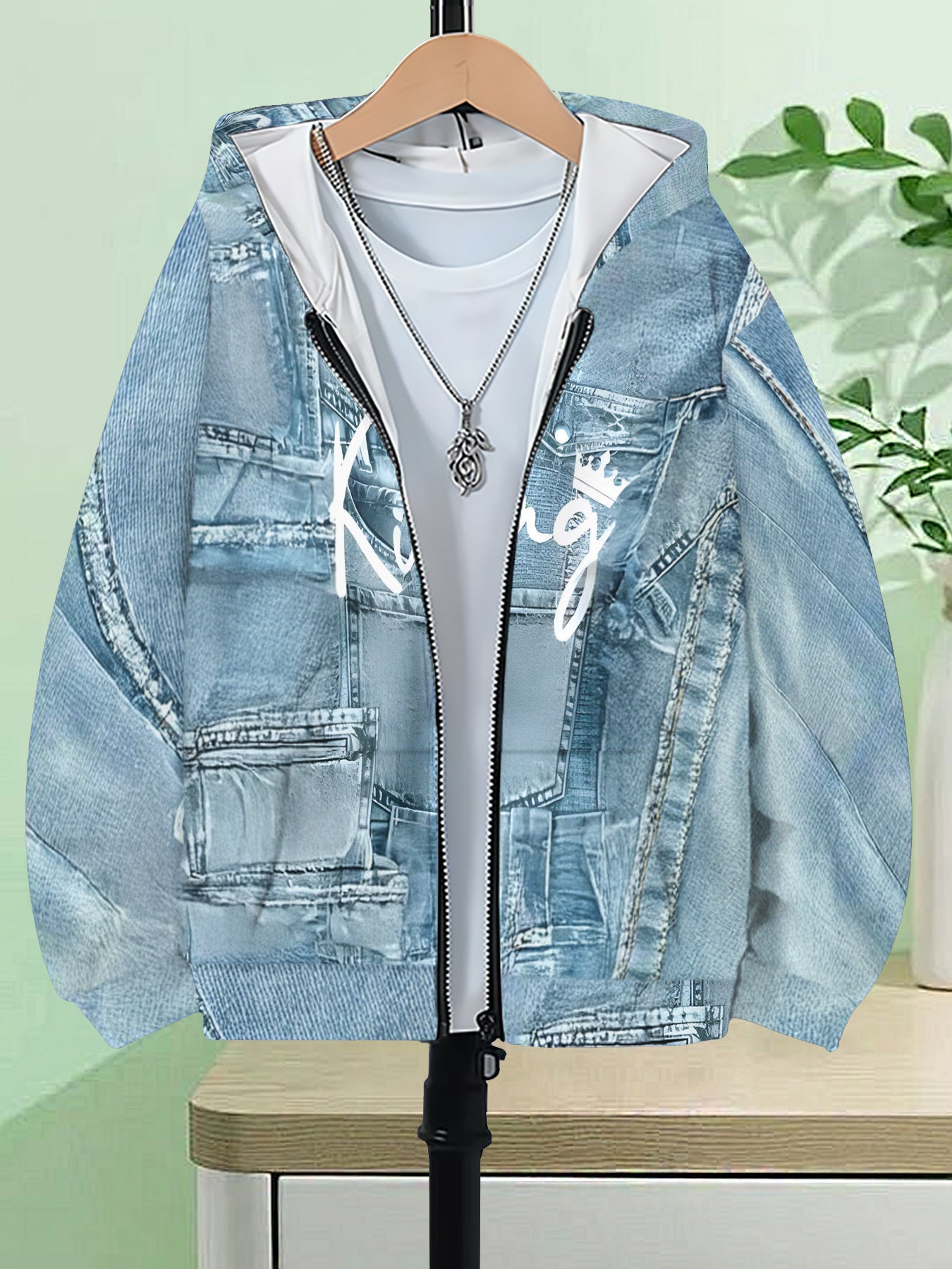 Boys' Zip-Up Sweatshirt Set