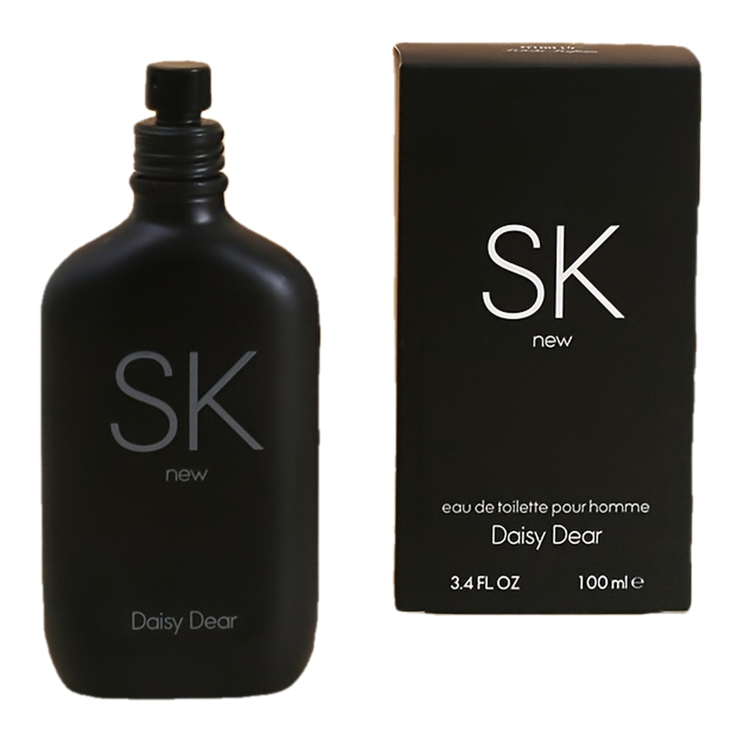 3.4fl.oz Black Bottle Perfume for Men & Women - Long-Lasting Floral & Fruity Scent with Rose & Berry Notes, Formaldehyde-Free, Elegant Glass Bottle with Metallic Cap, Perfect for Casual Attire & Special Occasions, Ideal Holiday Gift