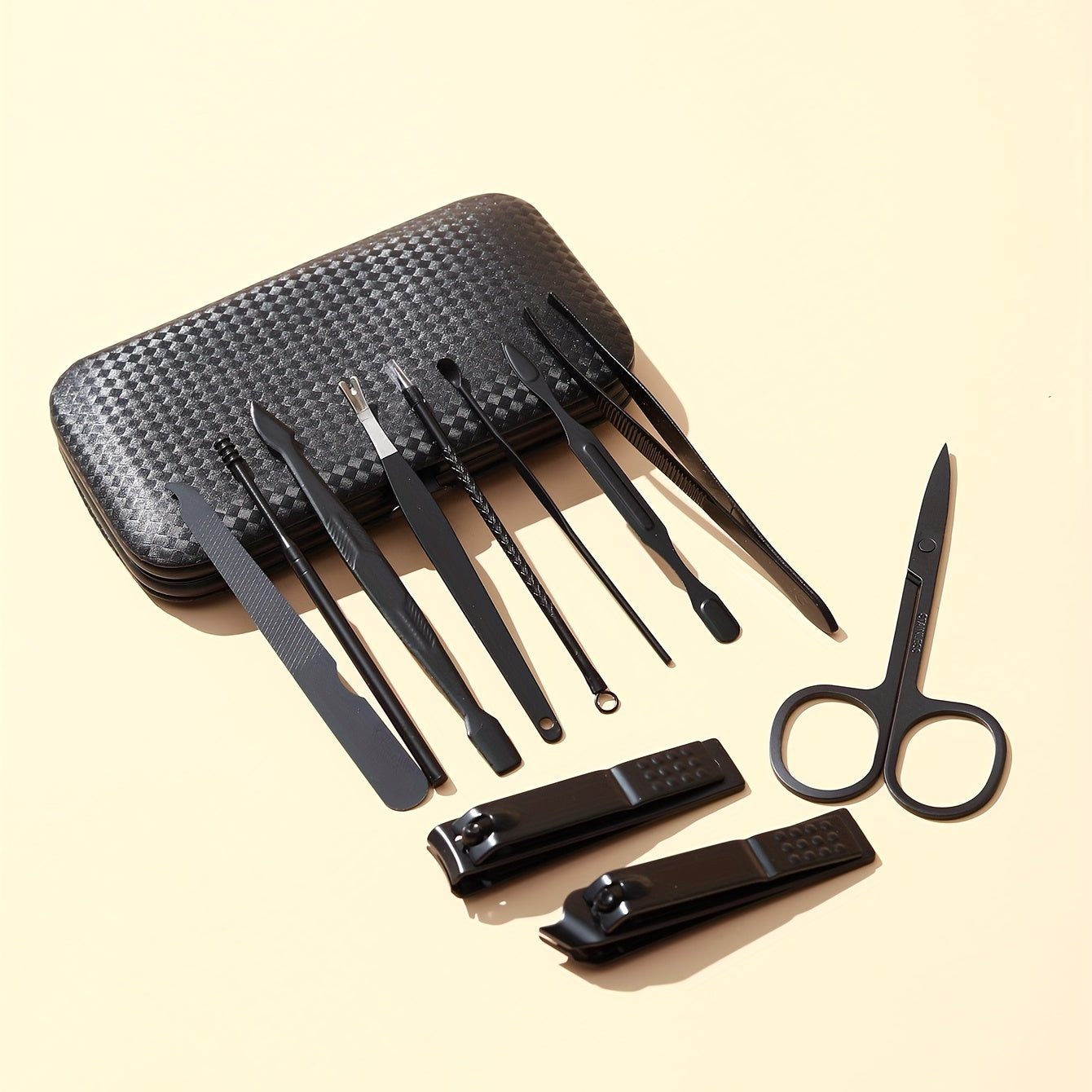 7/11/18 pcs Professional Manicure and Pedicure Kit - Includes Stainless Steel Cuticle Nipper, Nail Clippers, Scissors, and Nail Polish Tools - Perfect for Home Grooming and Salon Use