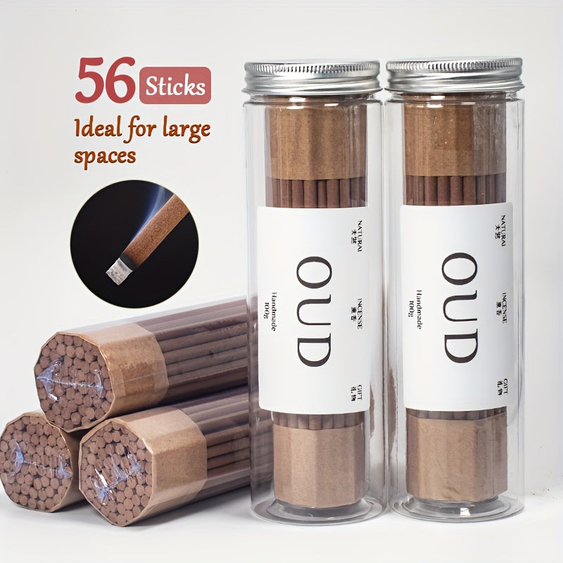 100g, Oud Thick Incense Sticks, As A Premium-grade Agarwood Incense, Made Of Aged Agarwood, with Long-lasting Fragrance with Dense Smoke, Honey Floral Woody Notes, Ideal of Family Gathering, Tea Rooms, Cafes, Meditation, and as a Festive Gift, Incense Ma