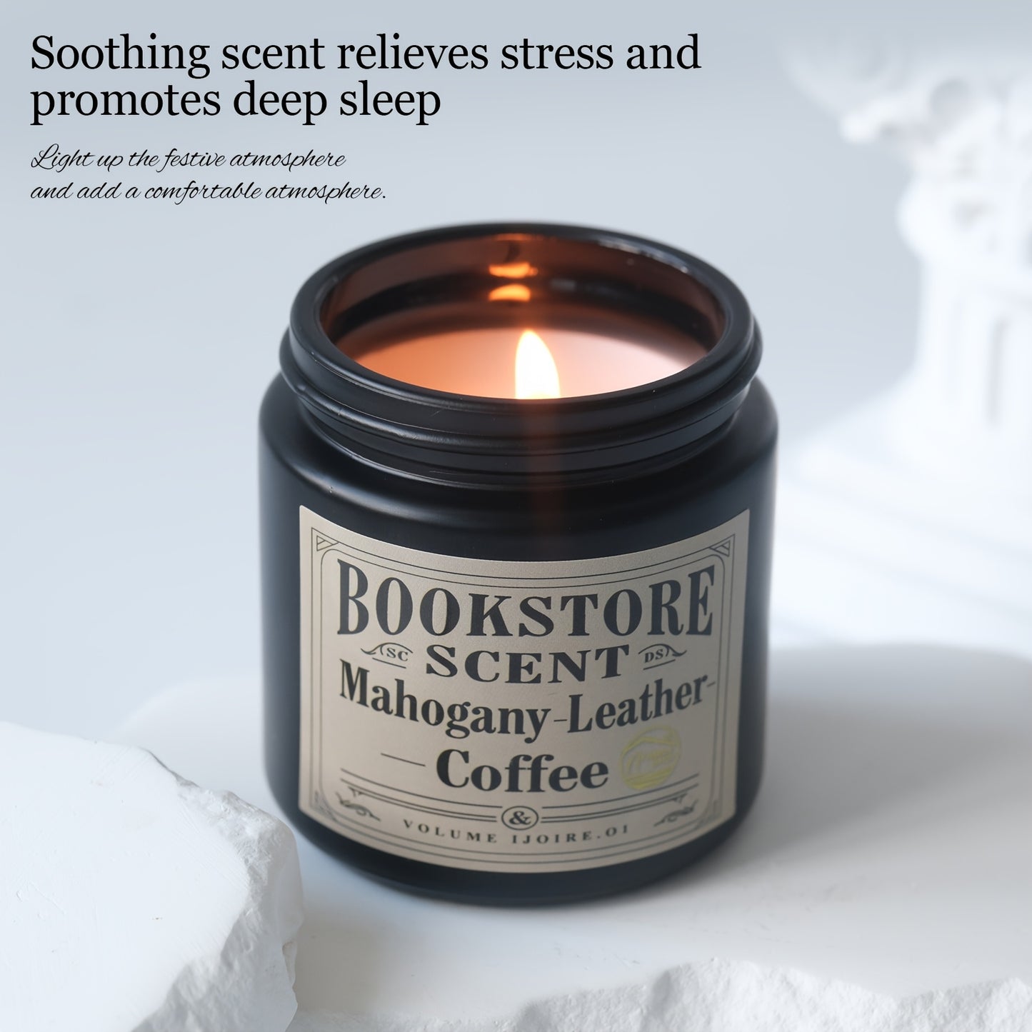 1pc 100g retro-style coffee-scented scented wax candle in glass, suitable for home decoration, new wedding gift, birthday gift, with long burning time and large capacity, as a souvenir for friends or festival gift.