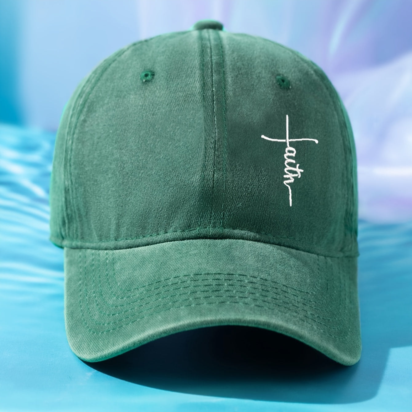 Embroidered Baseball Cap Washed Distressed Unisex Dad Hat Hip Hop Sun Hats For Women Men