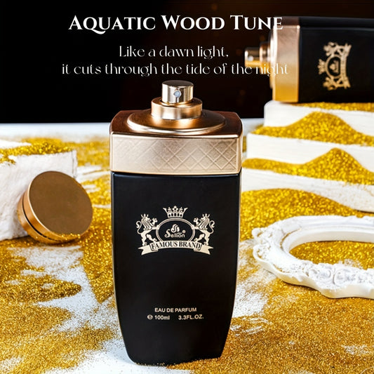 SELEION FAMOUS BRAND Men's perfume, an aquatic wooden perfume, has a lasting fragrance and rich layers. It is packed in gift boxes and is suitable for daily office work, travel and gifts. 100ml