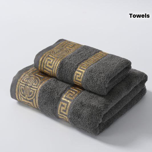 Set of 2 Towels: 1pc Measuring 40*75Cm And 1pc Measuring 70*140Cm, Or 1pc Measuring 50*100Cm And 1pc Measuring 70*140Cm. These Bamboo Fiber Towels Are Suitable for Adults And Couples, Making Them Perfect Valentine'S Day Gifts for Home Use, Including Face
