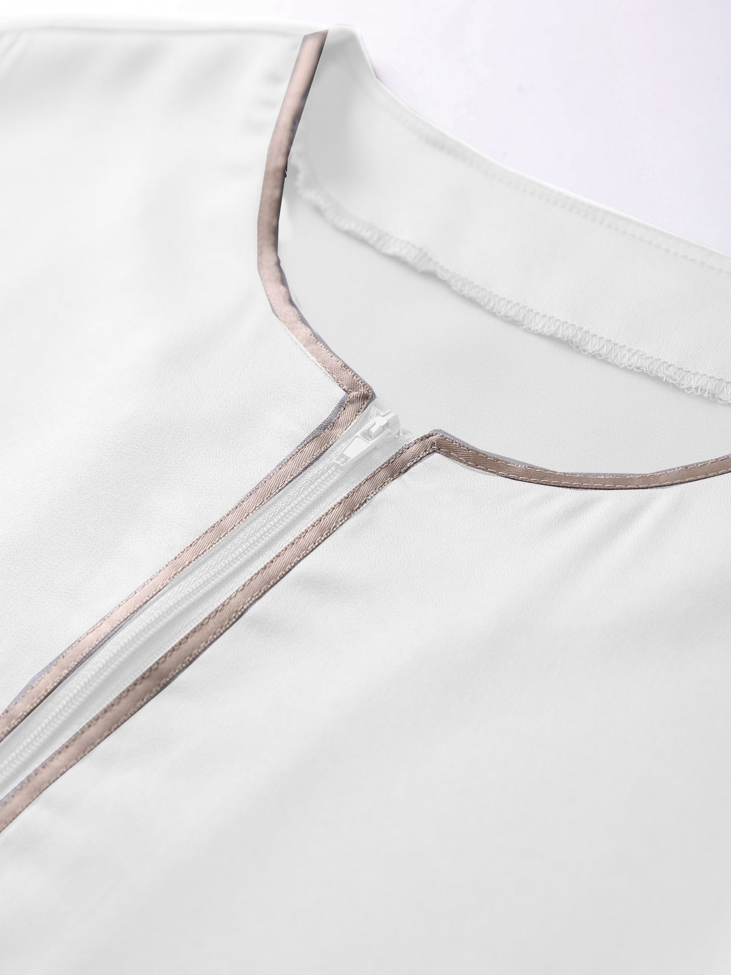 Eid Al-Adha Men's Ethnic Long Sleeve kandura, Arabic Long Gown Thobe For Men