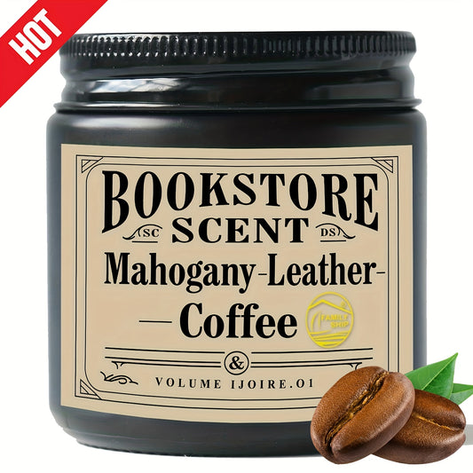 1pc 100g retro-style coffee-scented scented wax candle in glass, suitable for home decoration, new wedding gift, birthday gift, with long burning time and large capacity, as a souvenir for friends or festival gift.