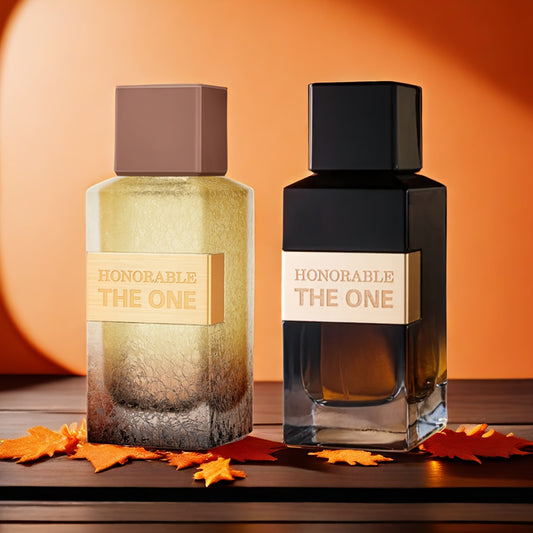 100ml HONORABLE THE ONE Men's perfume Gift Box, Fuqidiao/Wooden Oriental High essence Concentrate perfume, lasting fragrance, rich layers, exquisite packaging, suitable for daily office, travel and gift use