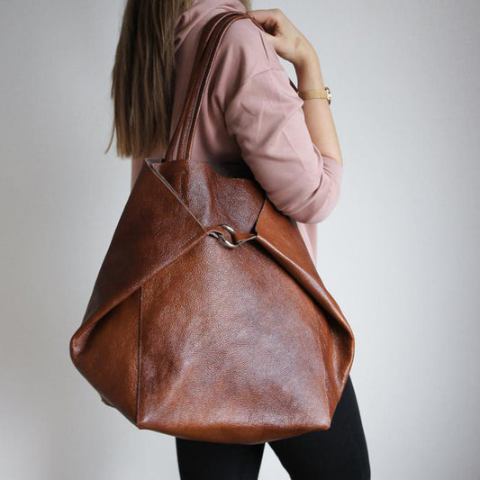 [Large Solid Color Shoulder Bag] Retro Solid Color Shoulder Bag, Vintage Shoulder Bag, Large Capacity Handbag With Inner Bag