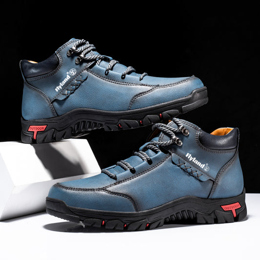 Ultra-Comfortable Chukka Boots for Men - Breathable, Non-Slip, and Water-Resistant Shoes with Classic Style for Walking, Hiking, Trekking, and Mountaineering - Durable and Lightweight Casual Footwear for Outdoor Enthusiasts