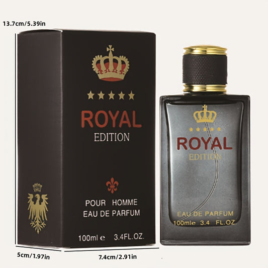 100ml Eau De Parfum For Men, Refreshing And Long Lasting Fragrance, Perfume For Dating And Daily Life, A Perfect Gift For Him