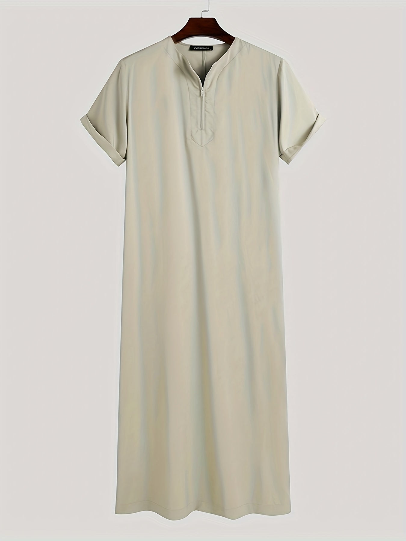 Ramadan Thobe - Exclusively Designed for Men, Long Sleeve Elegant Robe, Traditional Abaya Dress, Comfortable Clothing, Inspired by Saudi Arabic Culture, Jubba and Dishdasha Style, Perfect for Ramadan Celebrations