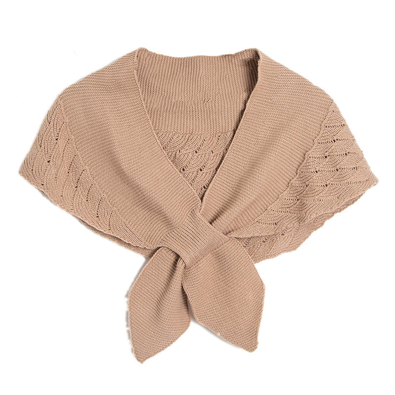 Women'S Stylish Openwork Yarn Shawl - Lightweight, Breathable Polyester, Perfect for Layering or Standalone Outfits, Machine Washable, Weekend Casual Wrap | Versatile Shawl | Stylish Knitwear, Shawls for Winter