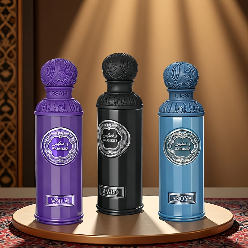 Women's Luxury Dubai Royal Perfume - 100ml/10-20% Concentration Arabic Fragrance Oil, 3 Scent Options (Wood, Fruity, Floral) with Vanilla, Acacia & Mahogany Notes - Long-Lasting Gift-Ready Perfume for Sensitive Beige, Arabian Scent for Women &