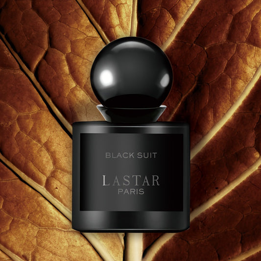 LASTAR Black Suit Paris Pheromone Perfume for Men - Elegant Amber Wood Scent, Natural Freshness, Ideal for Business & Office, Perfect Christmas, Date Night, or Birthday Gift, Enhances Confidence, Formaldehyde-Free, 3.4oz