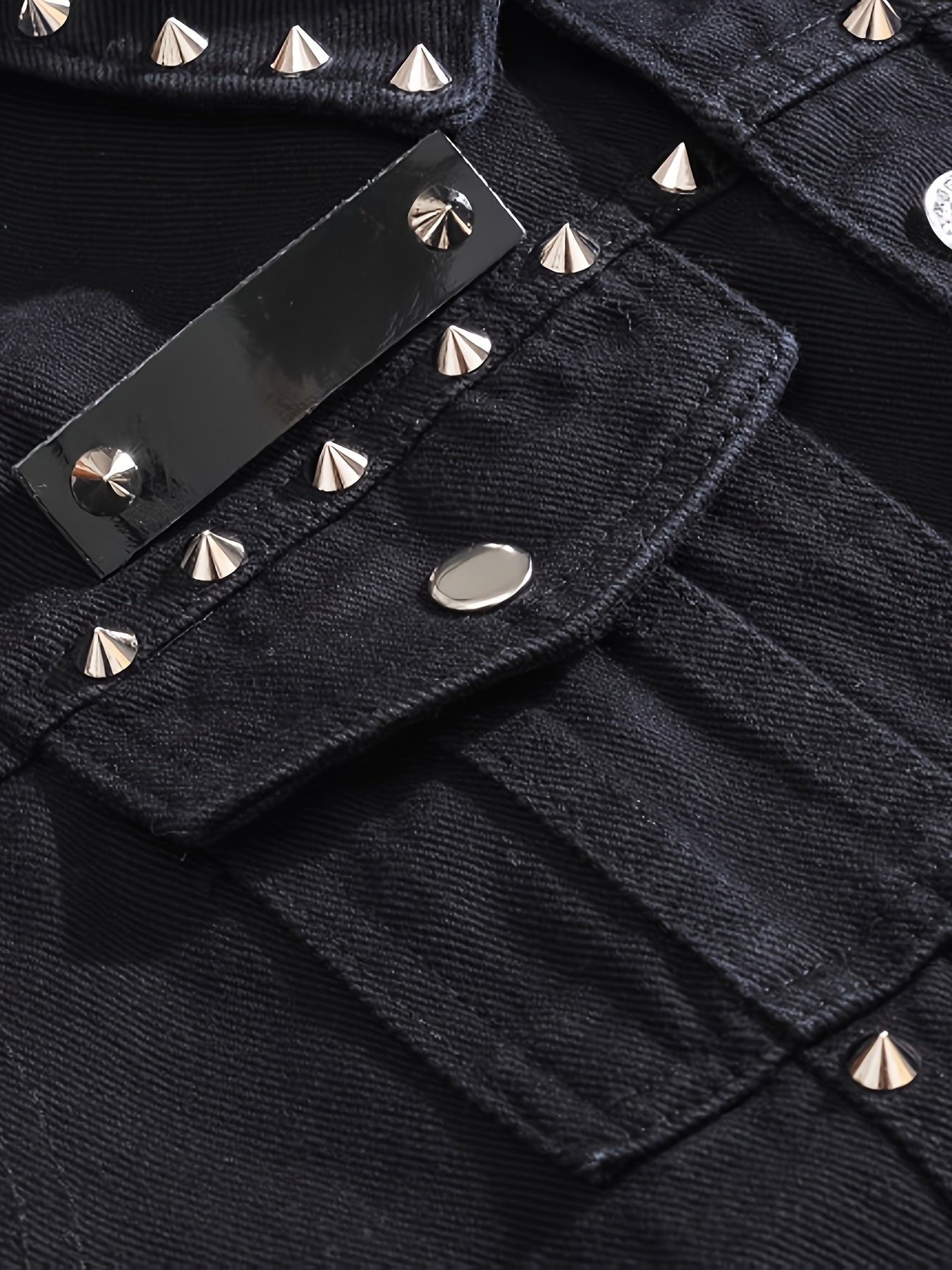 Men'S Slim-Fit Sleeveless Vest - Punk Motorcycle Jacket with Button Front Closure, Non-Stretch Fabric for Concerts, Parties