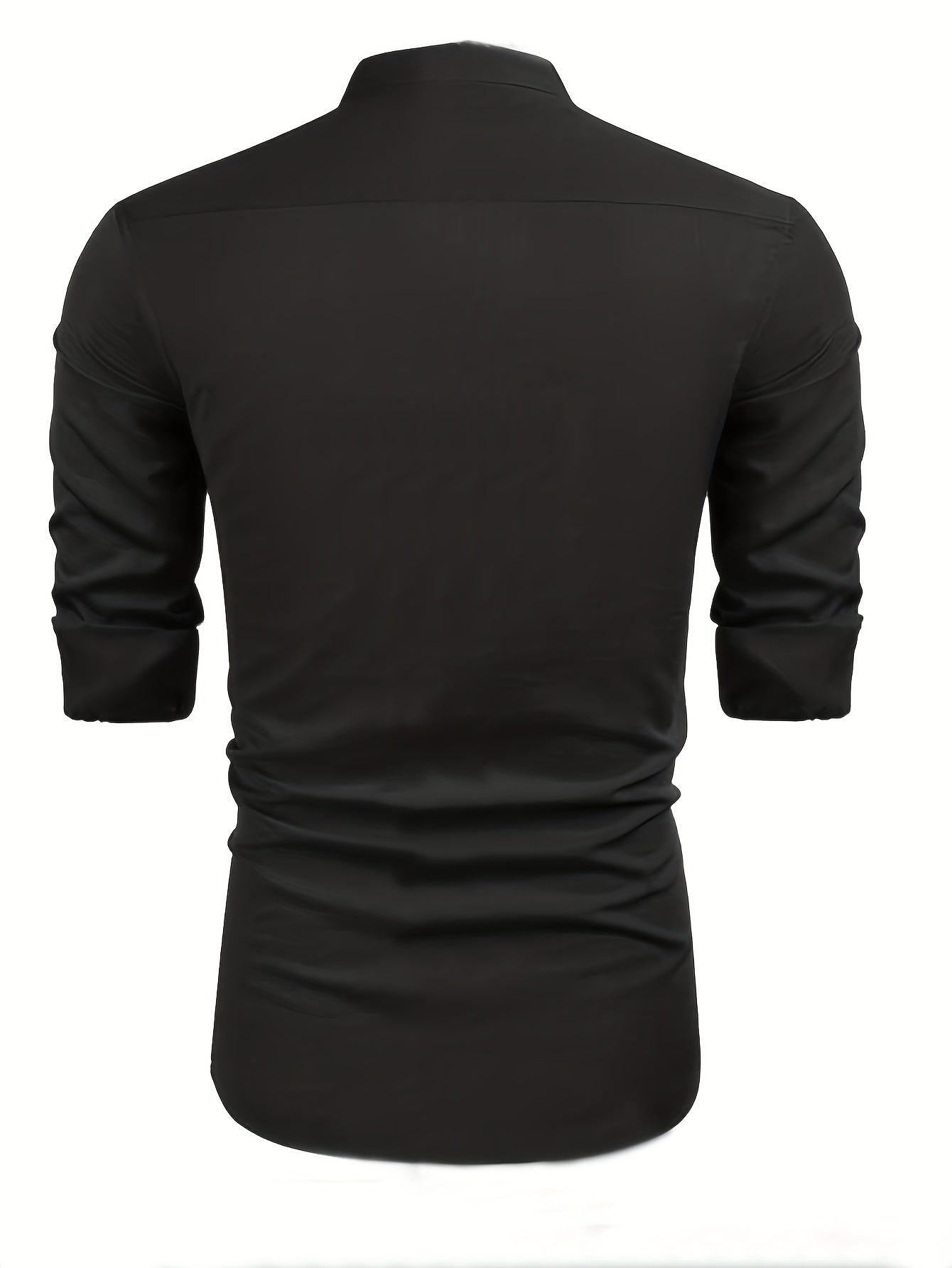 Men's Linen Blend Retro Henley Shirt Long Sleeve T-shirt Tee, Casual Comfy Shirts For Men Spring Summer Autumn, Men's Clothing Tops For Beach Yoga