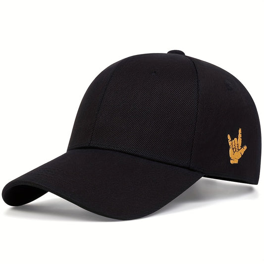 Stylish Adjustable Dad Hat - Breathable, Sunscreen, Simple Design, Embroidery Details, Unisex Baseball Cap for Women and Men - Perfect for Outdoor Sports and Daily Wear