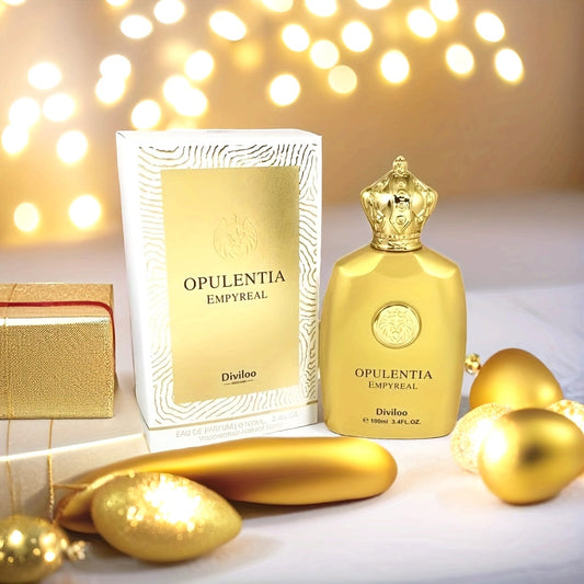 OPulentia Dubai Men'S and Women'S Long-Lasting Richly-Scented Perfume, Alcohol-Free Liquid Fragrance for Dating, Parties, Daily Wear, and Valentine'S Day Gift, Parties Air Freshener | Elegant Bottle Design | Luxurious Scen