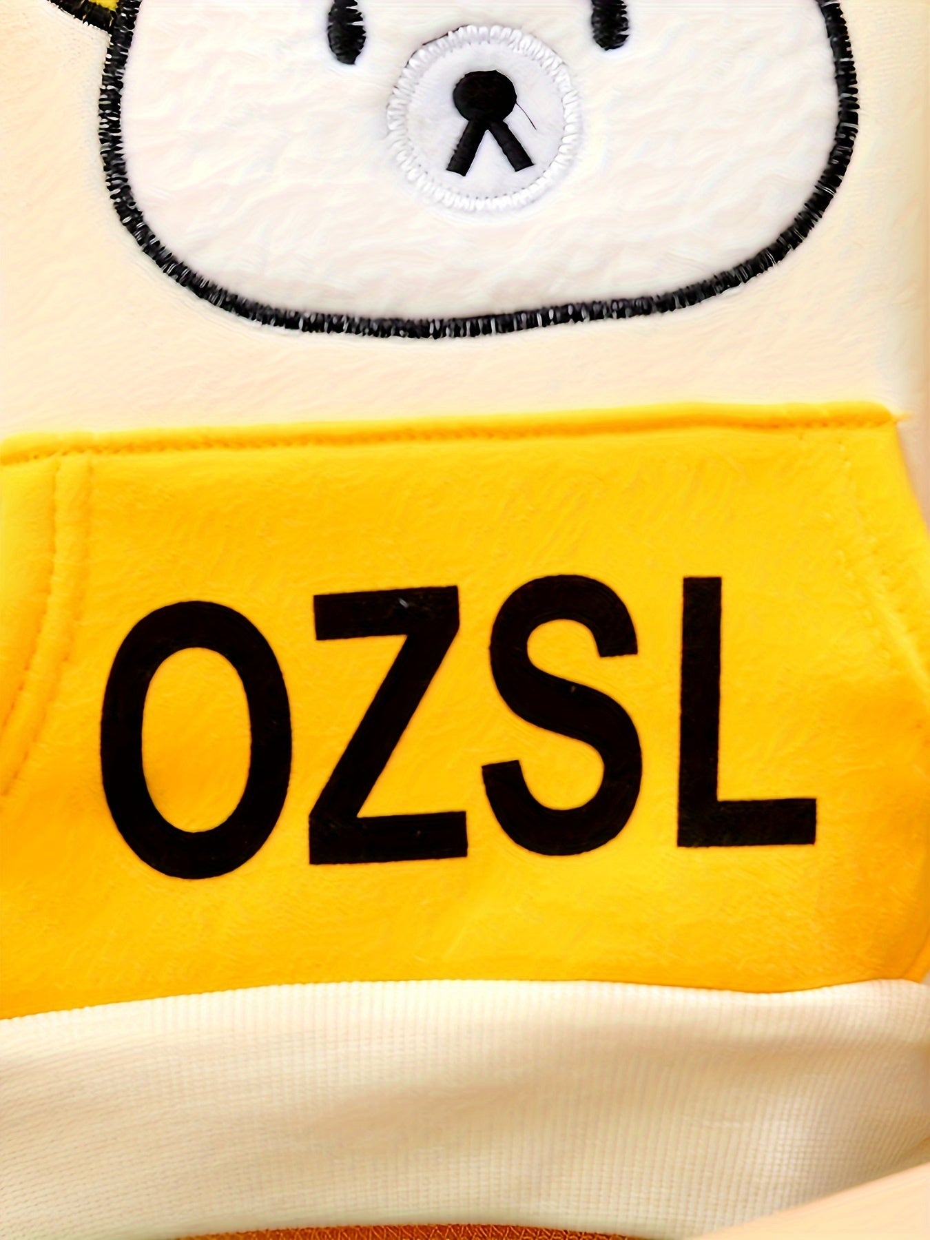 Autumn and Winter New Thickened Cartoon Bear Hooded Long Sleeve Sweatshirt Three-Piece Set for Girls, Double-Sided Fleece Outfit, Perfect for Outdoor