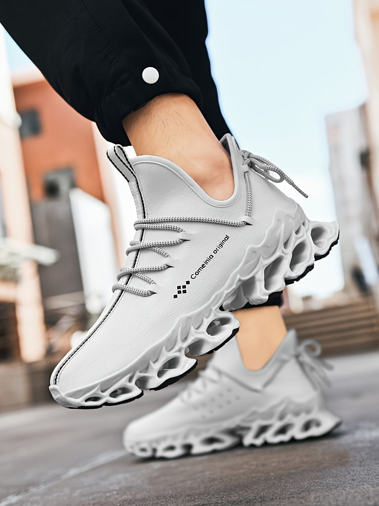 [Men's Lightweight Shock Absorption Shoes] Lightweight Shock Absorption Running Shoes for Men - Non-Slip Athletic Sneakers for Jogging, Tennis, Gym, and Walking