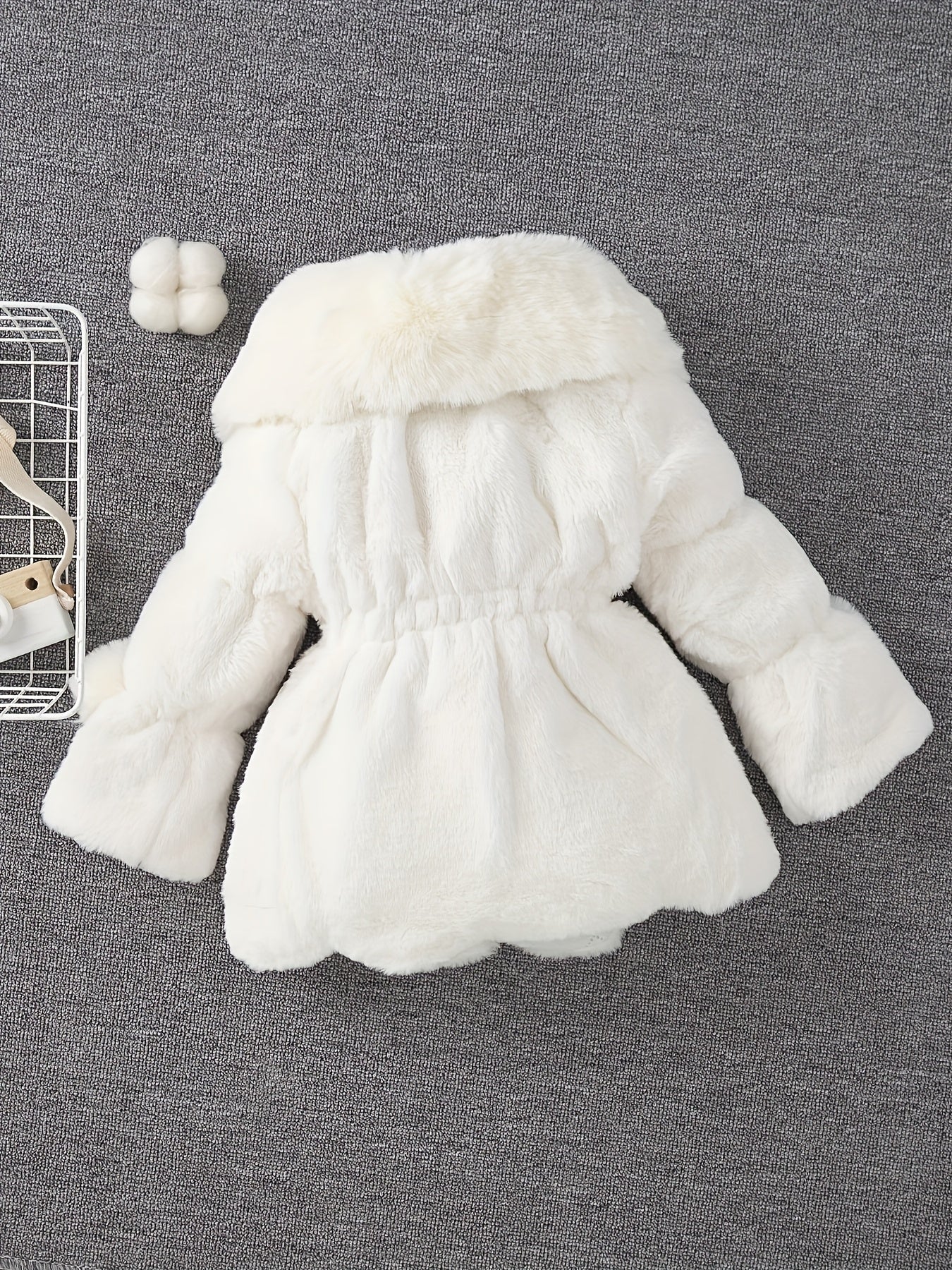 Girls' Autumn and Winter Fashion Thickened Warm Fleece Jacket with Soft Lining - Thick Warm Full Zipper Jacket, Machine Washable Fleece Fabric Comfortable Winter Girls' Outerwear, Suitable for Daily and Formal Wear, Perfect Choice for Cold Weather, Styli
