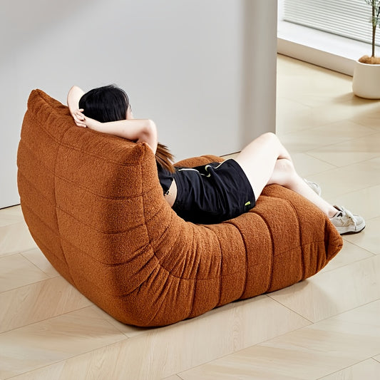 Lazy Sofa, Reclining and Sleeping, Plush Tatami, Mid-Century Soft Premium Microfiber, Suitable for Living Room, Bedroom, Office, Patio Home Essentials, Living Room Furniture, Bedroom Furniture, Modern Furniture, Stylish Furniture, Durable Furniture