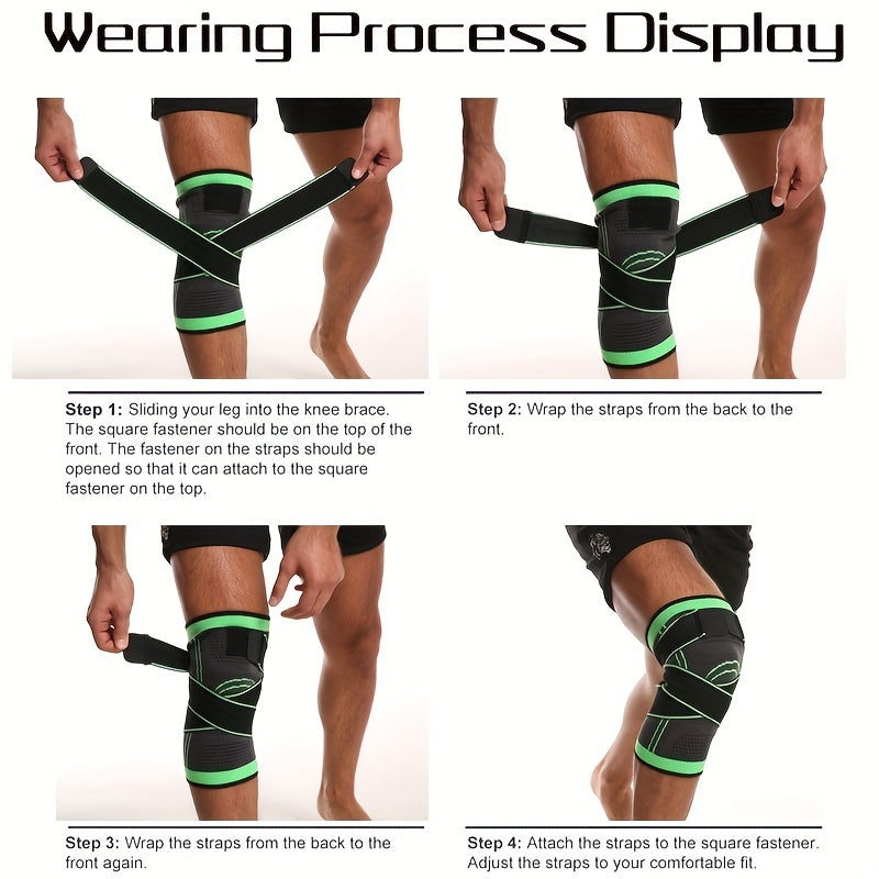 1PC Order A Size Up, Unisex Compression Knee Sleeve, Knee Brace For Men Women, Knee Support For Meniscus Tear Arthritis ACL MCL Faster Recovery