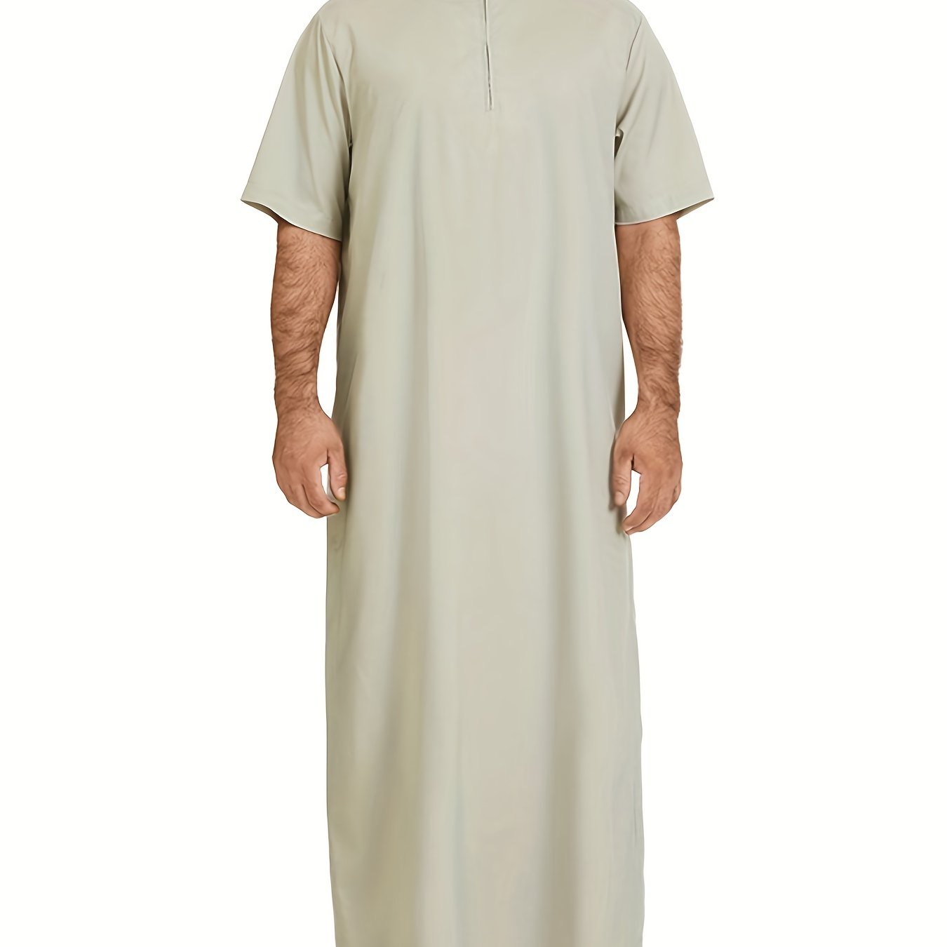 Ramadan Thobe - Exclusively Designed for Men, Long Sleeve Elegant Robe, Traditional Abaya Dress, Comfortable Clothing, Inspired by Saudi Arabic Culture, Jubba and Dishdasha Style, Perfect for Ramadan Celebrations