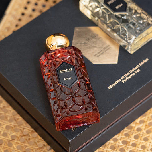 Sefralls Miracles of the Desert Series Perfume set 100ml/3.4fl.oz*2pcs Men's perfume, increase personal charm, enhance personal temperament, woody fragrance citrus notes, perfume sets, high-end perfume sets, gift preferred, sandalwood