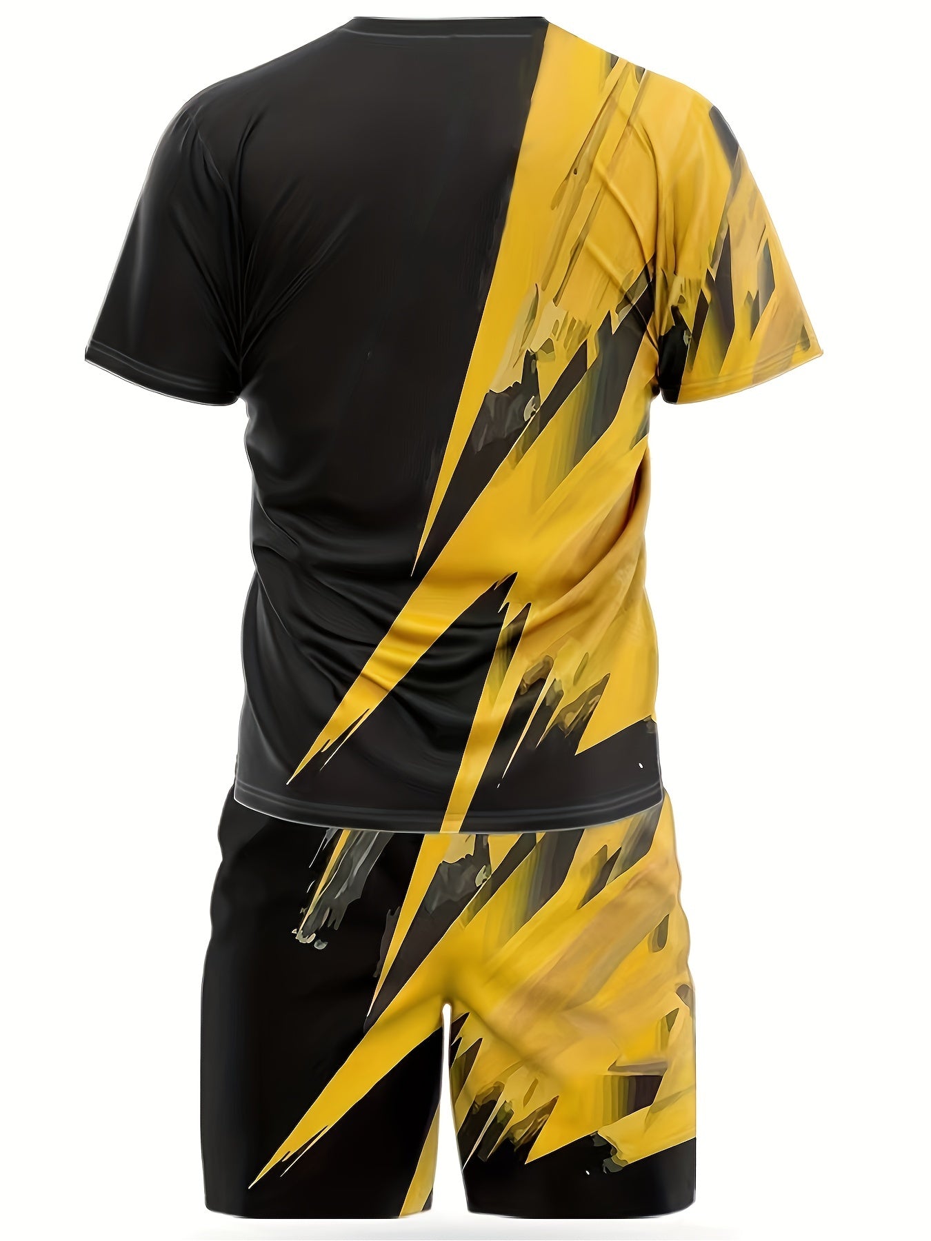 2 Piece Outfits For Men, Men's Short Sets 2 Piece Outfits Fashion Summer Tracksuits Casual Set Tops And Pants Set