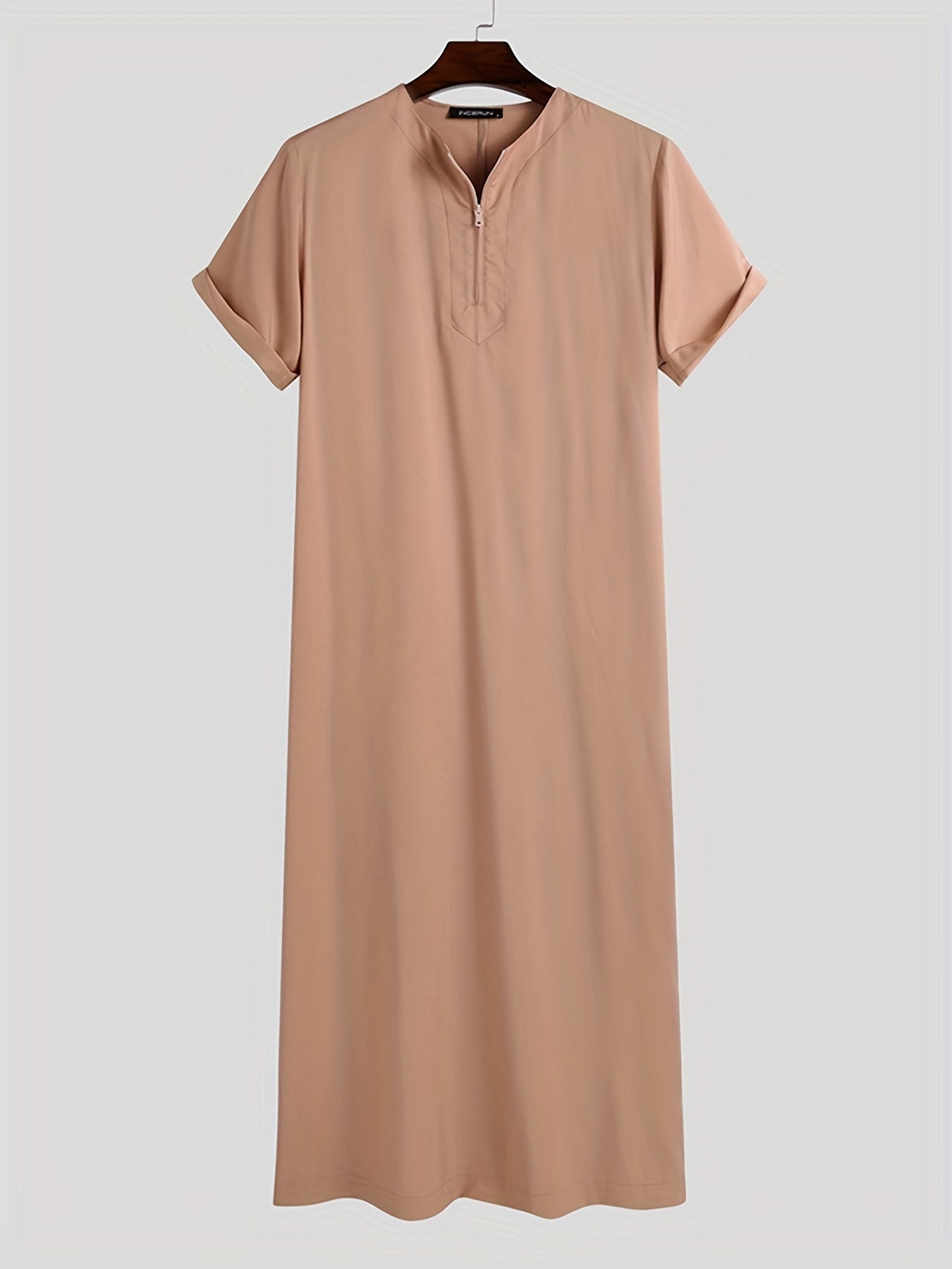 Ramadan Thobe - Exclusively Designed for Men, Long Sleeve Elegant Robe, Traditional Abaya Dress, Comfortable Clothing, Inspired by Saudi Arabic Culture, Jubba and Dishdasha Style, Perfect for Ramadan Celebrations