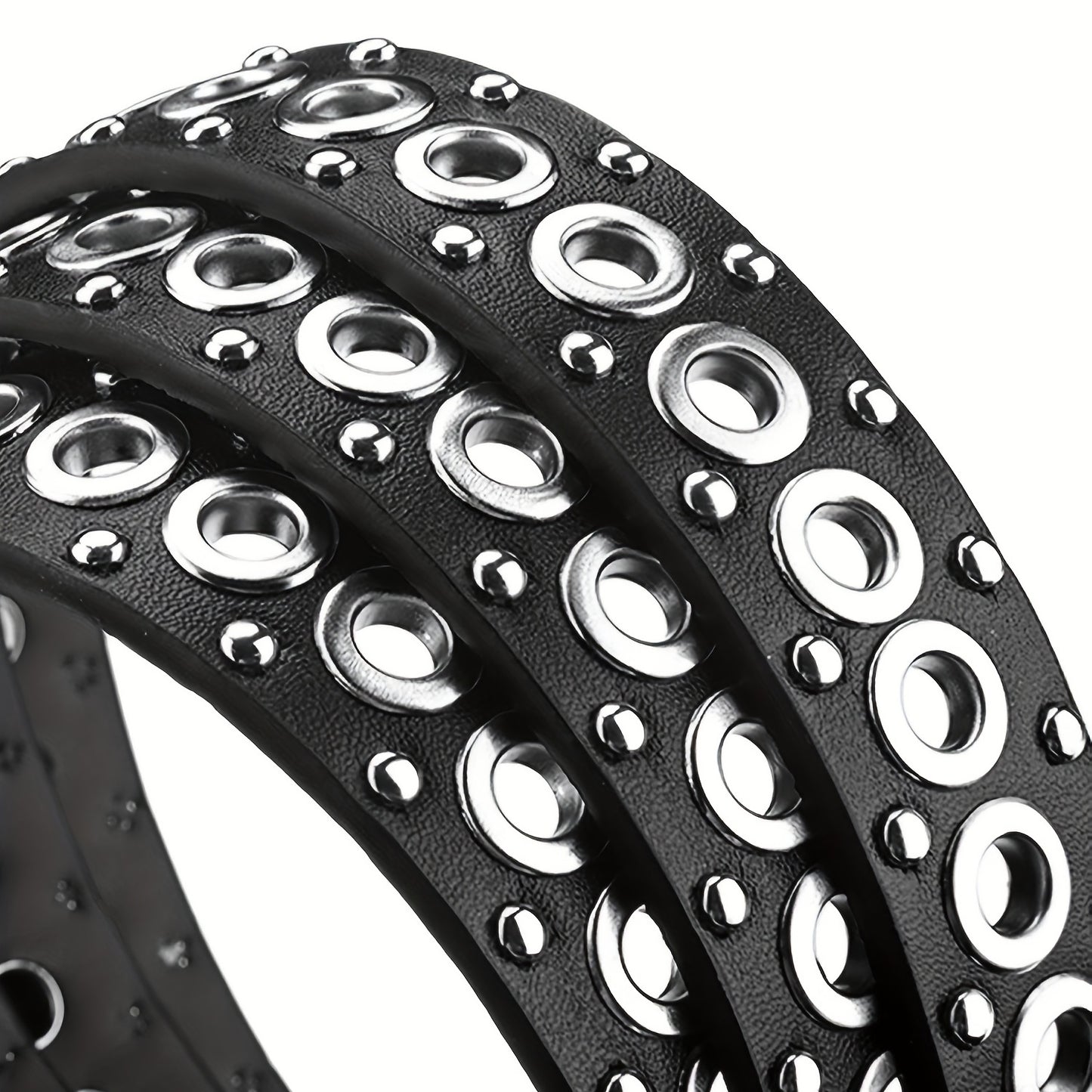 Punk Style Rivet Belt For Men And Women, Ideal choice for Gifts