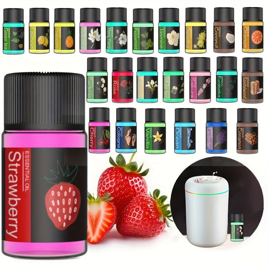 24 bottles of 3ml/0.101fl.oz mini essential oil gift box set, mini bottle, 24 essential oils with different scents, which can be used as birthday gifts, Christmas gifts and Valentine's Day gifts.