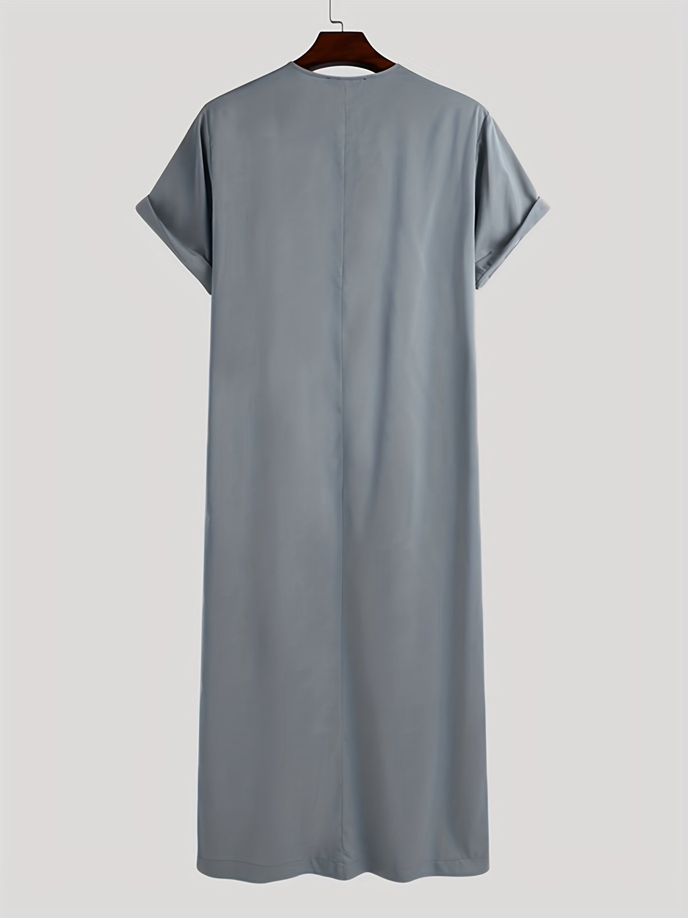 Ramadan Thobe - Exclusively Designed for Men, Long Sleeve Elegant Robe, Traditional Abaya Dress, Comfortable Clothing, Inspired by Saudi Arabic Culture, Jubba and Dishdasha Style, Perfect for Ramadan Celebrations
