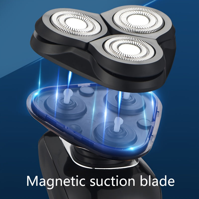 MIGUAN Electric Razor For Men, Dry & Wet 3D Men Electric Shaver Rechargeable Rotary Shaving Machines, Father's Day Gift For Father Dad Men Husband Boyfriend