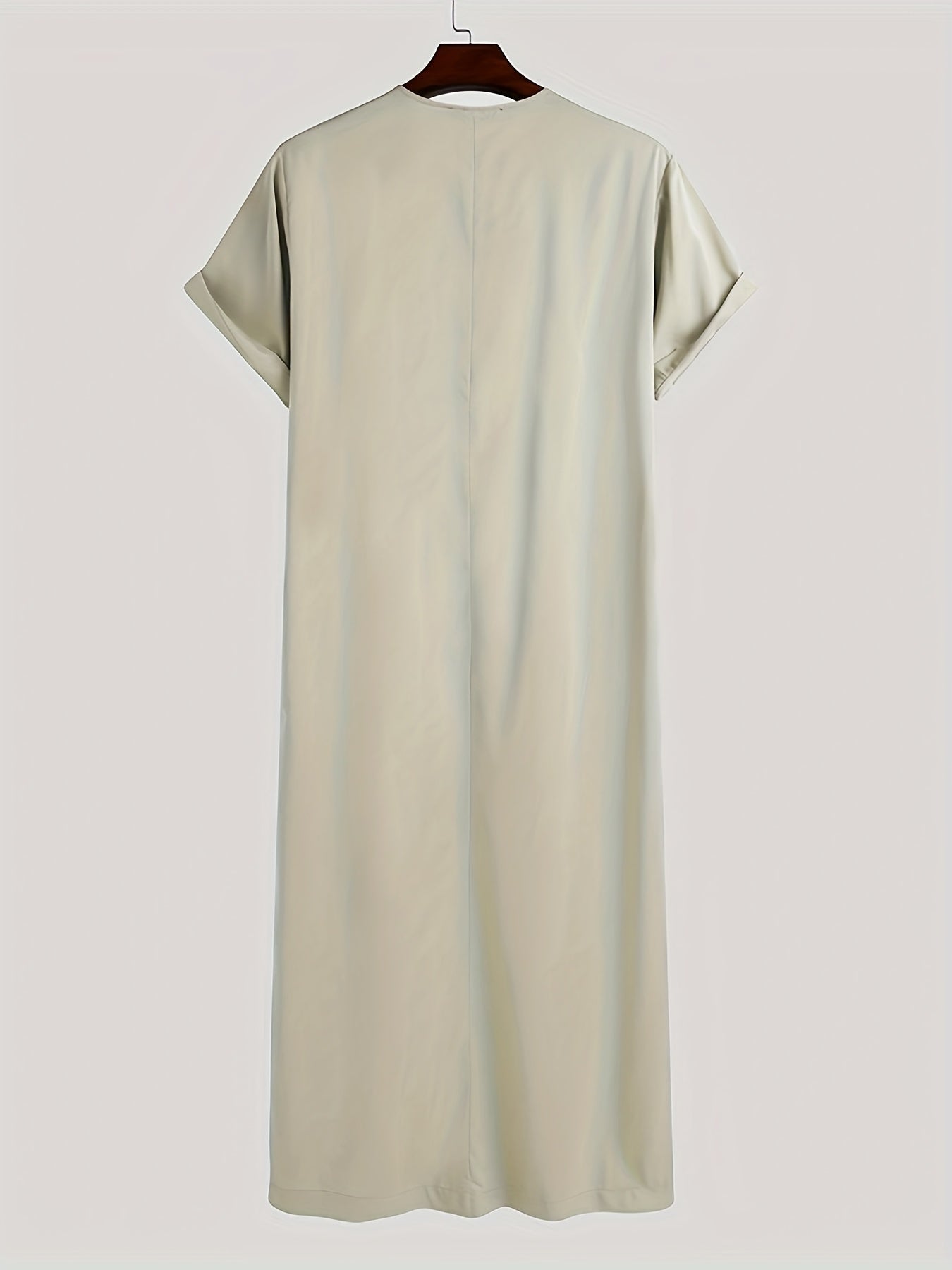 Ramadan Thobe - Exclusively Designed for Men, Long Sleeve Elegant Robe, Traditional Abaya Dress, Comfortable Clothing, Inspired by Saudi Arabic Culture, Jubba and Dishdasha Style, Perfect for Ramadan Celebrations